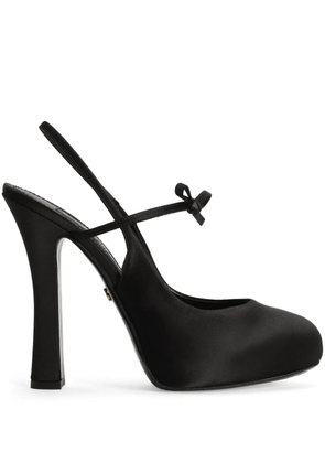Dolce & Gabbana satin pumps - Black