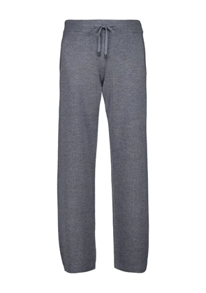 Piacenza Cashmere drawstring straight trousers - Grey