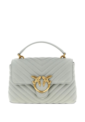 PINKO mini Lady Love Puff quilted tote bag - Grey