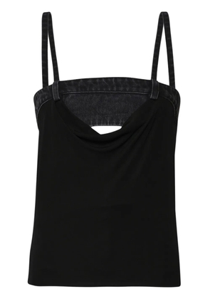 Christopher Esber Draped Duo bustier top - Black