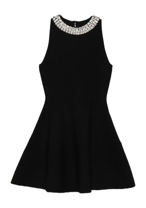 SANDRO embellished flared dress - Black