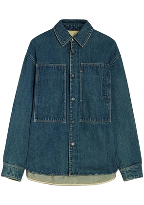 Jil Sander long-sleeve denim shirt - Blue