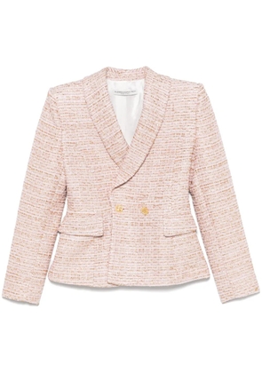 Alessandra Rich lurex tweed blazer - Pink