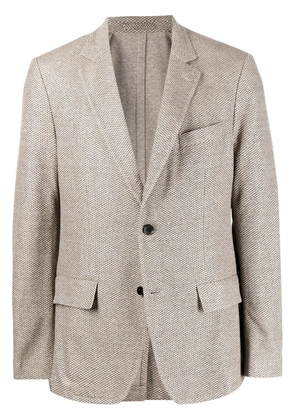 Ferragamo single-breasted blazer jacket - Brown