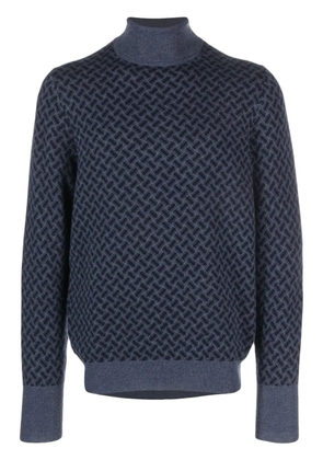 Drumohr Biscottino cashmere jumper - Blue
