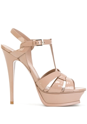 Saint Laurent 105mm Classic Tribute sandals - Neutrals