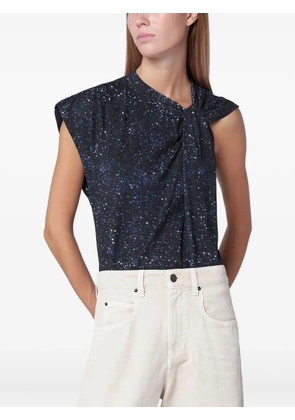 ISABEL MARANT twisted T-shirt - Blue