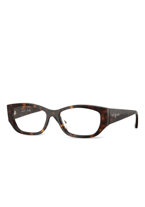 Vogue Eyewear tortoiseshell geometric glasses - Black
