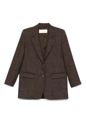 I BLUES textured two-button blazer - Brown
