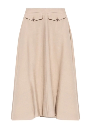 By Malene Birger pocketed skirt - Neutrals