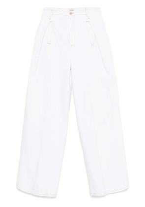 SANDRO wide-leg jeans - White