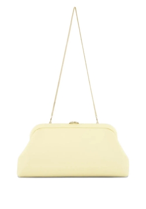 Jimmy Choo mini Skylar shoulder-chain leather clutch bag - Yellow