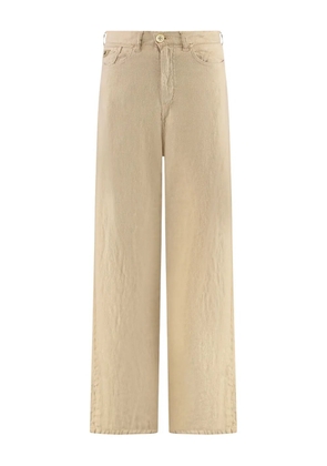 LOIS JEANS Marlene linen trousers - Neutrals