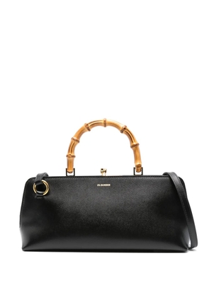 Jil Sander Goji leather tote bag - Black