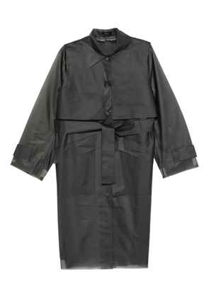 Soeur belted trench coat - Black