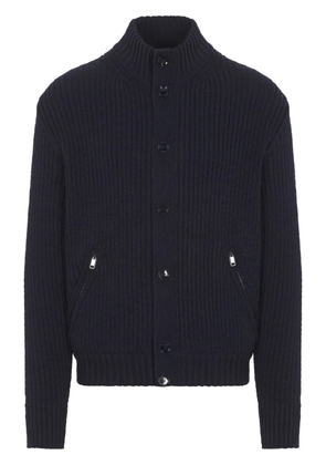 Brioni chunky-knit cardigan - Blue