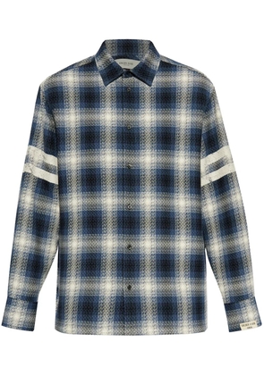 Golden Goose plaid-check shirt - Blue