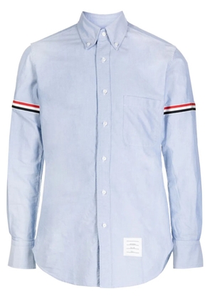 Thom Browne RWB stripe cotton shirt - Blue