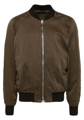 TOM FORD Gabardine jacket - Brown