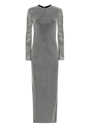 Dolce & Gabbana crystal-embellished dress - Silver