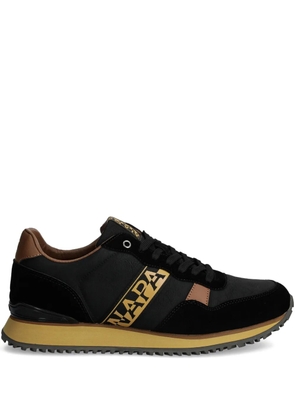 Napapijri logo-print sneakers - Black