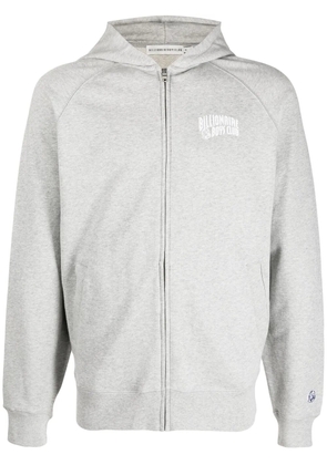 Billionaire Boys Club logo-print zip-up hoodie - Grey