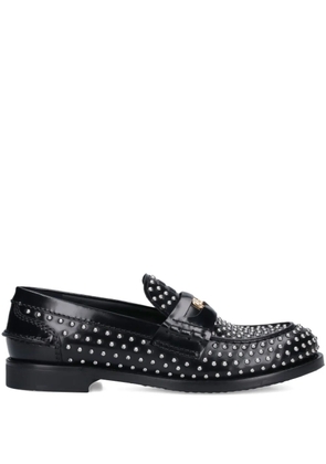 Miu Miu studded penny loafers - Black