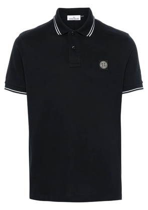 Stone Island Compass-motif polo shirt - Blue