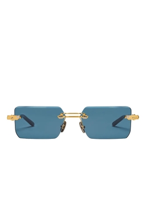 T Henri Eyewear rimless square-frame sunglasses - Gold
