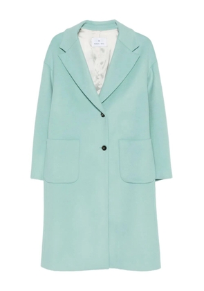 Manuel Ritz patch-pocket wool-blend coat - Blue