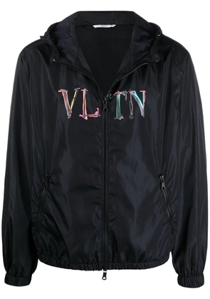 Valentino Garavani VLTN hooded jacket - Blue