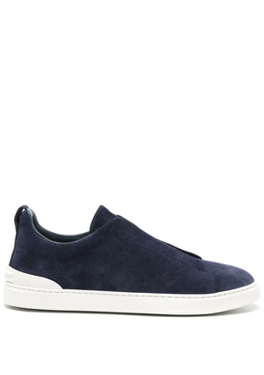 Zegna Triple Stitch™ suede sneakers - Blue