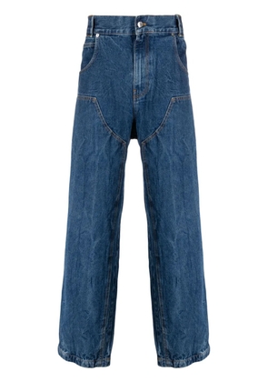 Paura high-rise wide-leg jeans - Blue