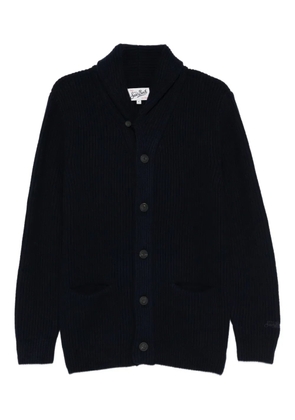 MC2 Saint Barth buttoned shawl-collar cardigan - Blue