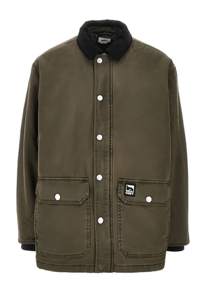 Obey buttoned patch jacket - Green