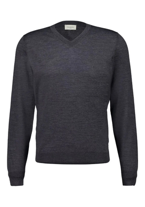 Piacenza Cashmere long-sleeve V-neck sweater - Grey