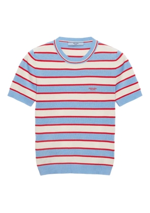 Prada knitted T-shirt - Blue