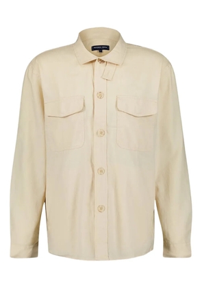 Frescobol Carioca Nuno long-sleeve pocket shirt jacket - Neutrals