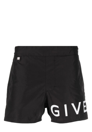Givenchy logo-print swimming shorts - Black