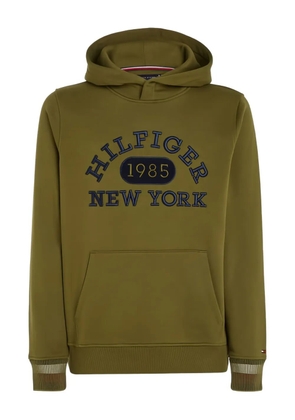 Tommy Hilfiger embroidered-logo hoodie - Green