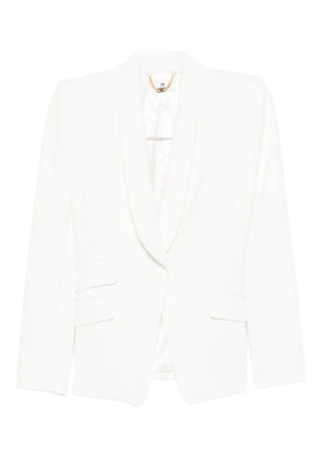 Elisabetta Franchi shawl-lapel suit - White