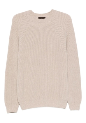 Zanone raglan-sleeve cashmere sweater - Neutrals