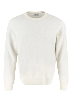 THE (Alphabet) wool-cashmere crew-neck sweater - White