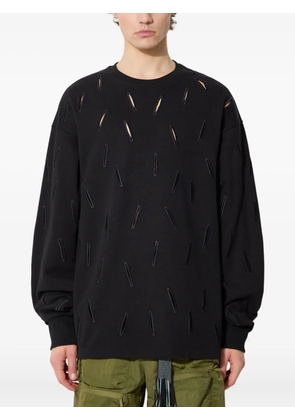 A.A. Spectrum cut-out detail sweatshirt - Black