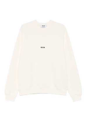 MSGM cotton sweatshirt - White
