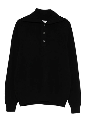 AMARÁNTO knitted polo sweater - Black