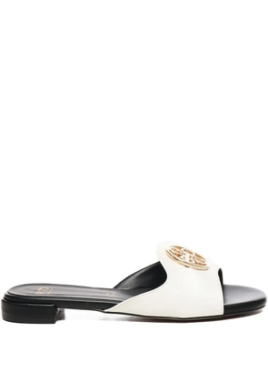 V°73 Janette logo-plaque open-toe sandals - White
