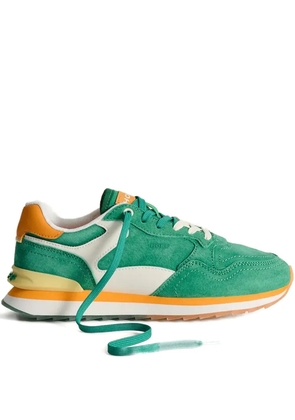 Hoff Virdis suede panelled sneakers - Green