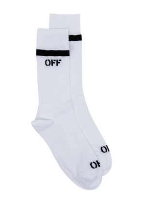 Off-White logo-intarsia socks