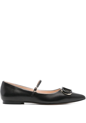 TWINSET Oval T ballet flats - Black